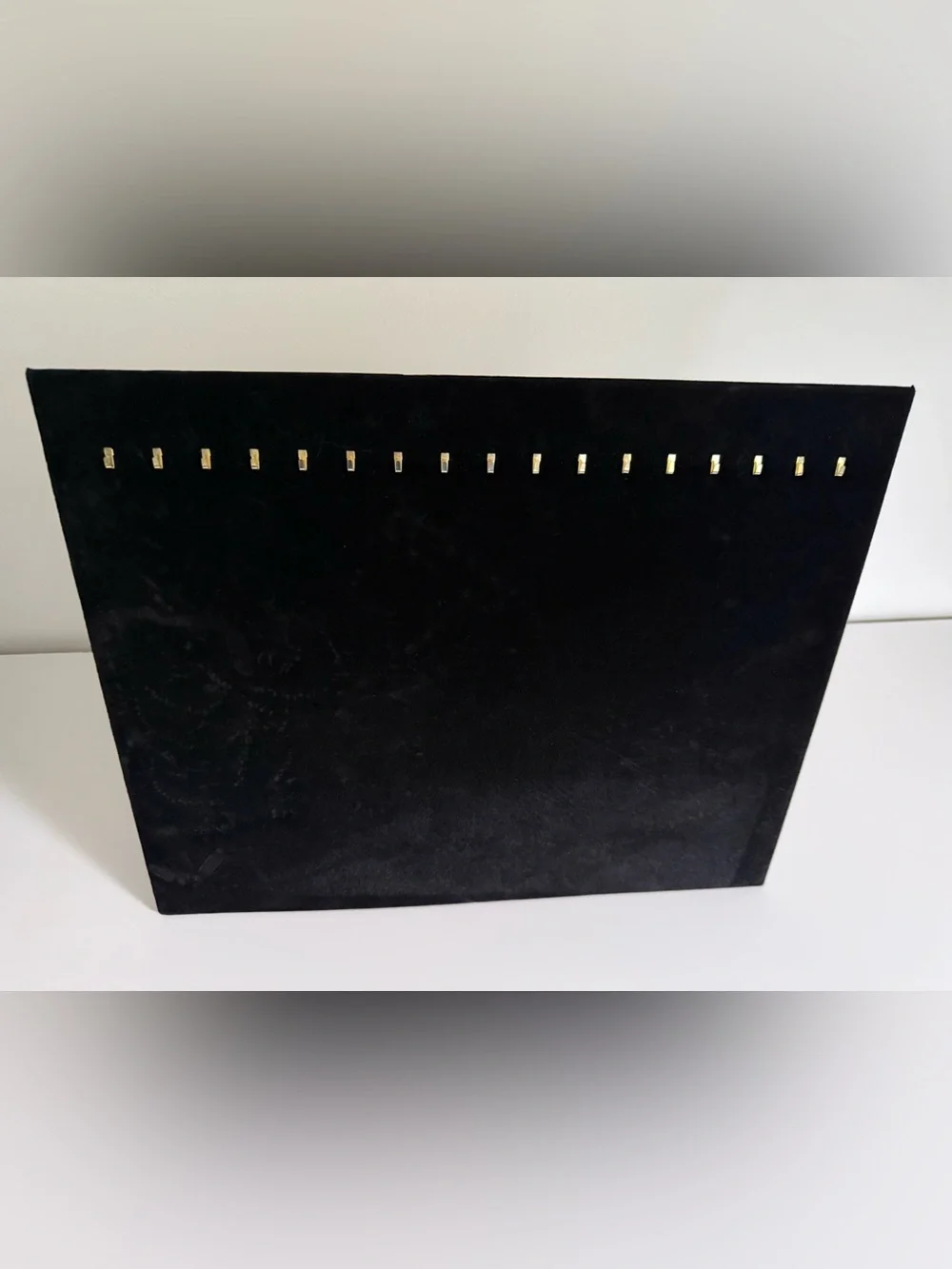 Black Velvet Jewelry Display Stand 17 Hooks Necklace Bracelet Holder Organizer